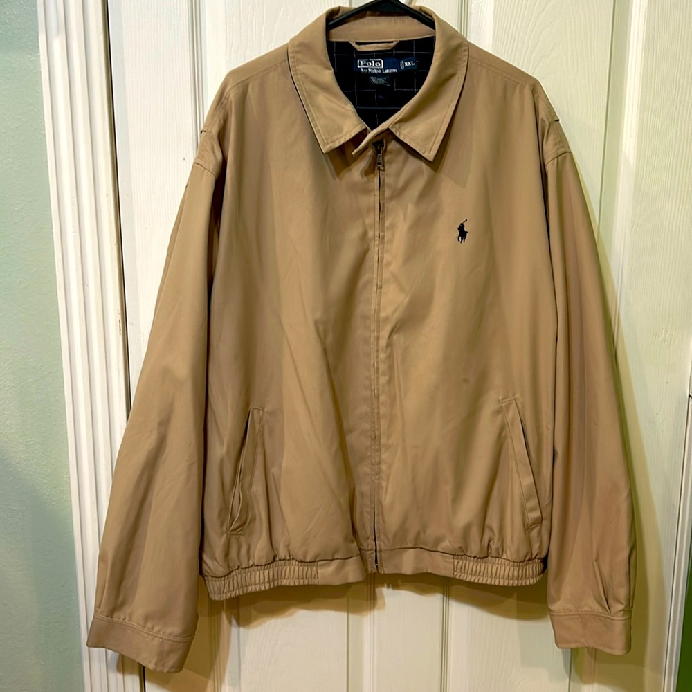Men’s Polo Ralph Lauren Harrington Beige Jacket. Size 3XL